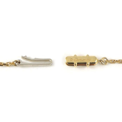 Cartier Necklace C Heart Diamond 18K Yellow Gold