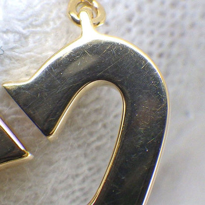 Cartier Necklace C Heart Diamond 18K Yellow Gold