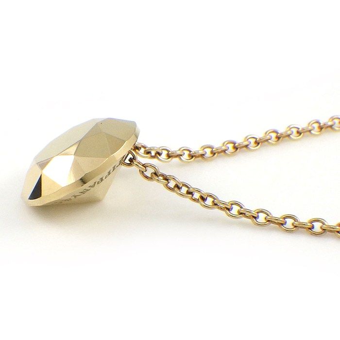 Tiffany & Co. Necklace Faceted Cut Diamond Motif 18K Yellow Gold