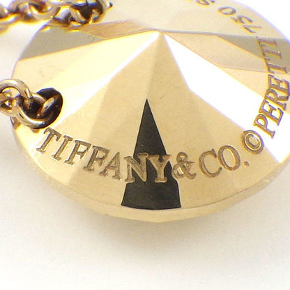 Tiffany & Co. Necklace Faceted Cut Diamond Motif 18K Yellow Gold