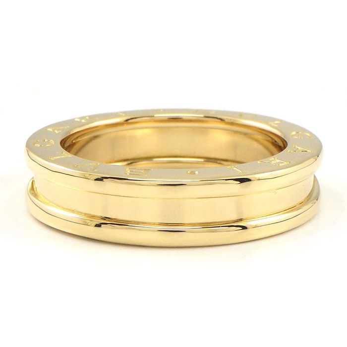 Bvlgari Ring B-zero One XS Band Logo 18K Yellow Gold