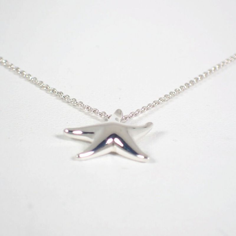 Tiffany & Co. 925 Star Fish Pendant Necklace