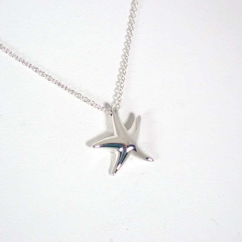 Tiffany & Co. 925 Star Fish Pendant Necklace
