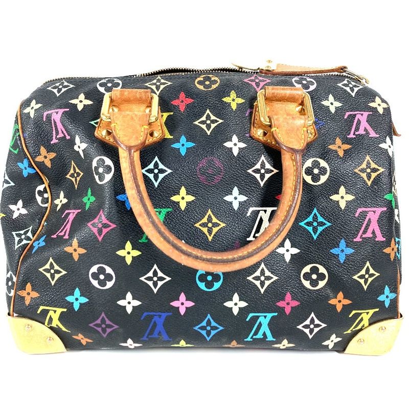 Louis Vuitton Handbag Speedy 30 Monogram Multicolor Canvas