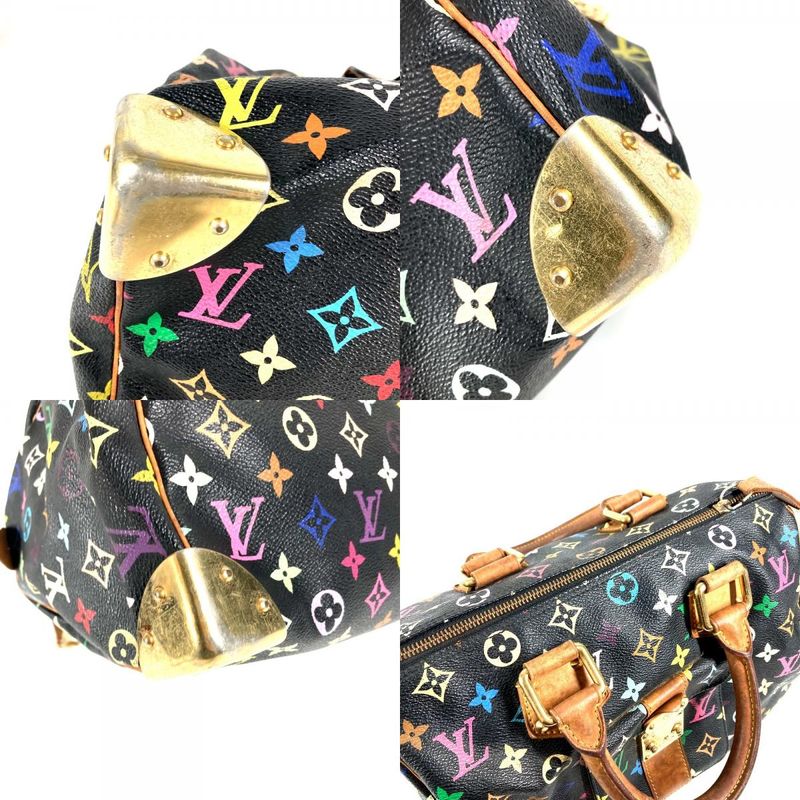 Louis Vuitton Handbag Speedy 30 Monogram Multicolor Canvas