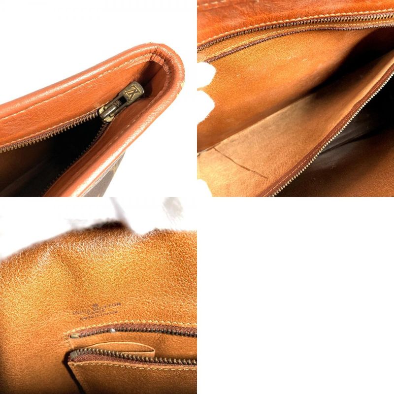 Louis Vuitton Shoulder Bag Weekend PM Monogram Canvas Brown
