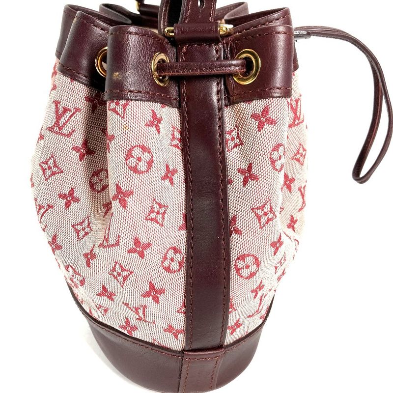 Louis Vuitton Shoulder Bag Noelli Monogram Mini Canvas Cerise Red