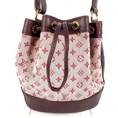 Louis Vuitton Shoulder Bag Noelli Monogram Mini Canvas Cerise Red