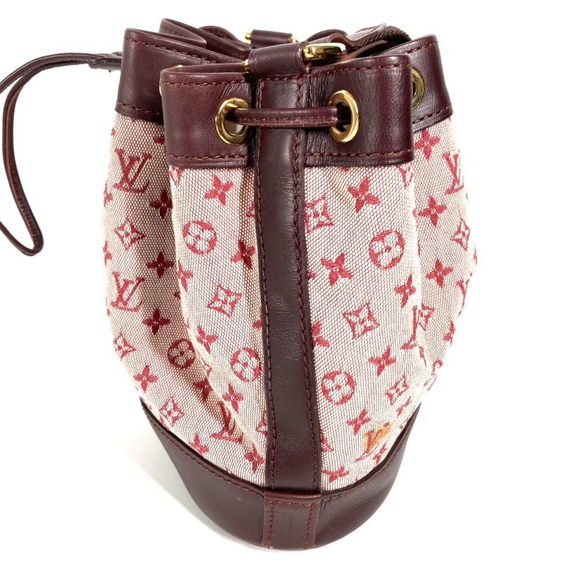 Louis Vuitton Shoulder Bag Noelli Monogram Mini Canvas Cerise Red