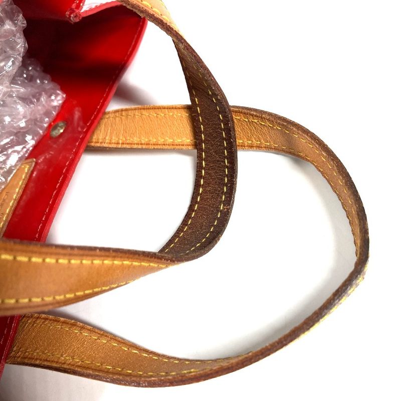 Louis Vuitton Handbag Reed PM Monogram Vernis Rouge Red