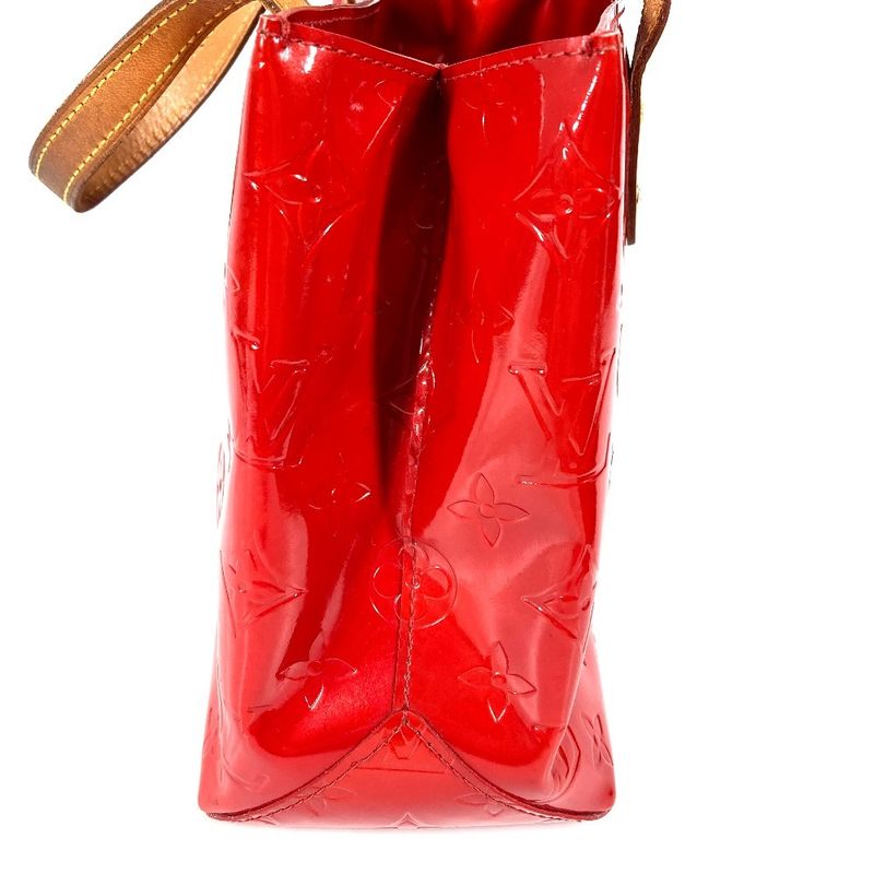 Louis Vuitton Handbag Reed PM Monogram Vernis Rouge Red