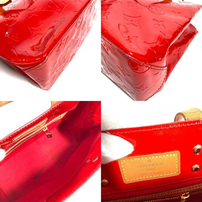 Louis Vuitton Handbag Reed PM Monogram Vernis Rouge Red
