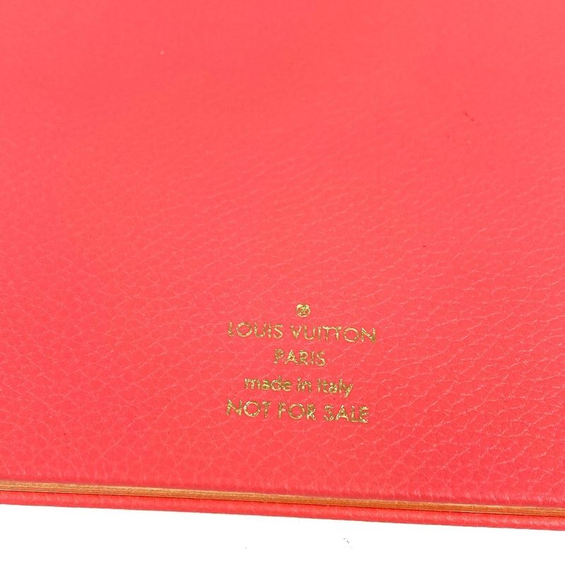 Louis Vuitton Notebook Cahiers Clemence Vivienne Leather Pink