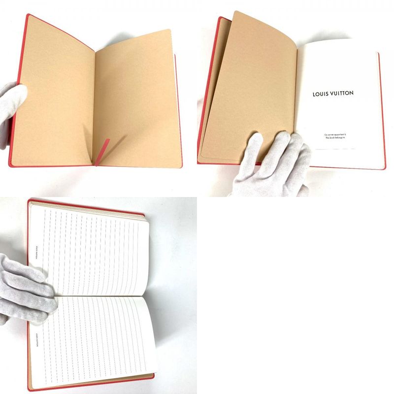 Louis Vuitton Notebook Cahiers Clemence Vivienne Leather Pink
