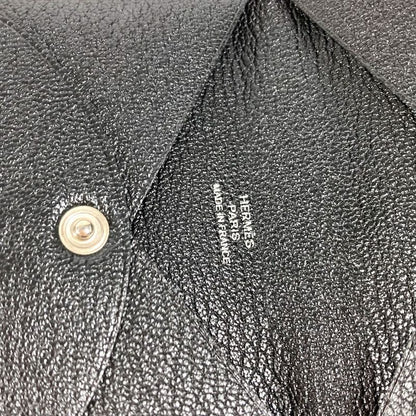 Hermes Coin Case Calvi Chevre Black