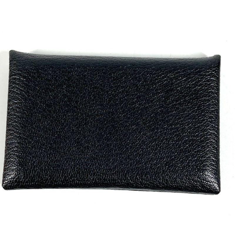 Hermes Coin Case Calvi Chevre Black