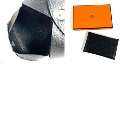 Hermes Coin Case Calvi Chevre Black