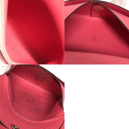 Hermes Bifold Wallet Calvi Duo Epsom Rose Azalea Pink