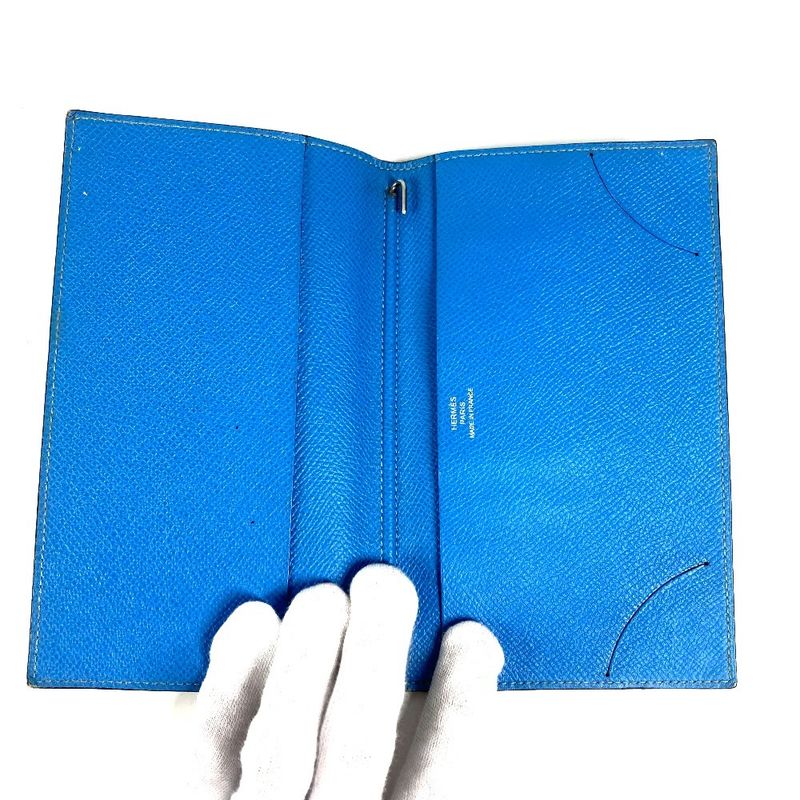 Hermes Notebook Cover Agenda Vision Epsom Blue