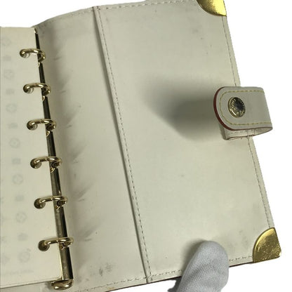 Louis Vuitton Notebook Cover Agenda PM Suhali Leather White