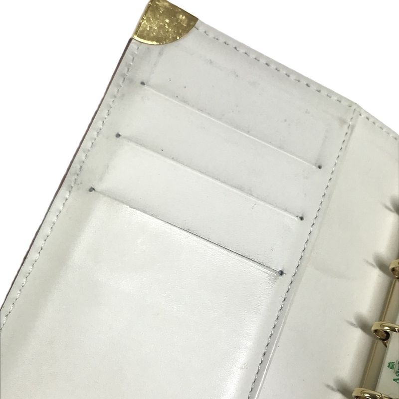 Louis Vuitton Notebook Cover Agenda PM Suhali Leather White