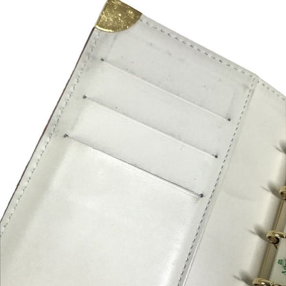 Louis Vuitton Notebook Cover Agenda PM Suhali Leather White