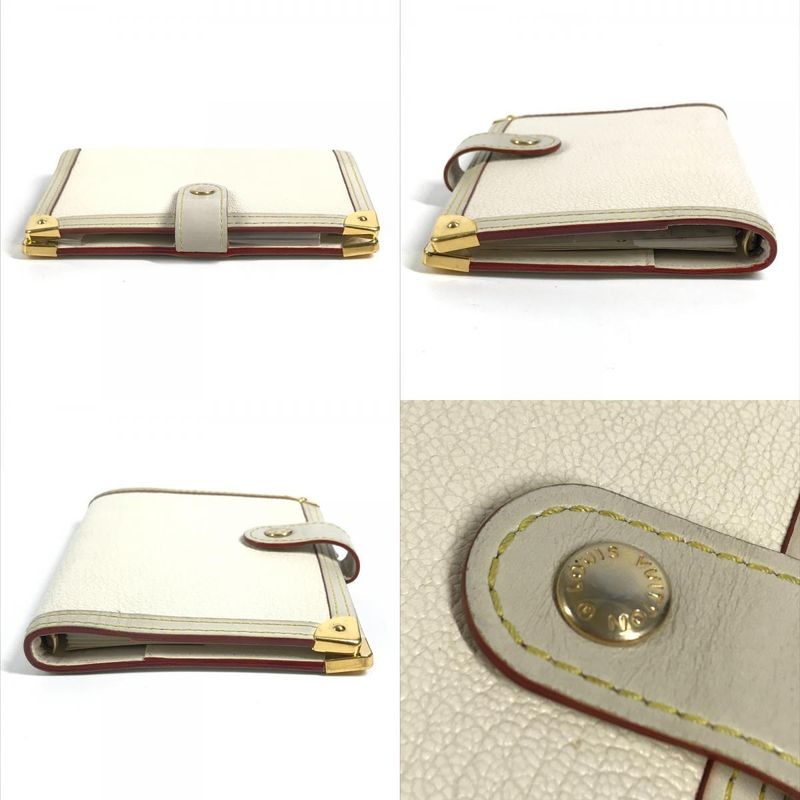 Louis Vuitton Notebook Cover Agenda PM Suhali Leather White
