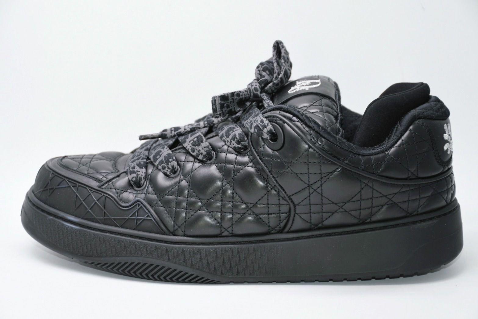 Dior Erl Skater Sneakers Cannage Calfskin — view 2