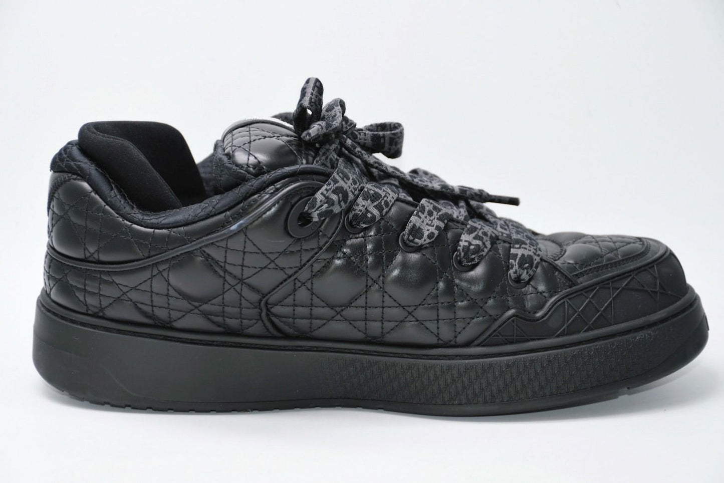 Dior Erl Skater Sneakers Cannage Calfskin — view 3