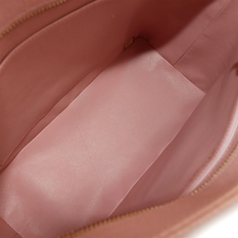 Chanel Medallion Tote Caviar Leather Pink Gold Vintage
