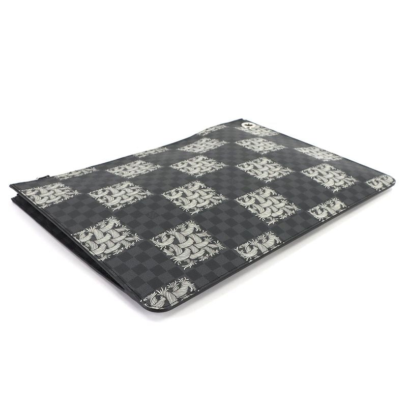Louis Vuitton Damier Graphite Christopher Nemes Pochette Jour Clutch