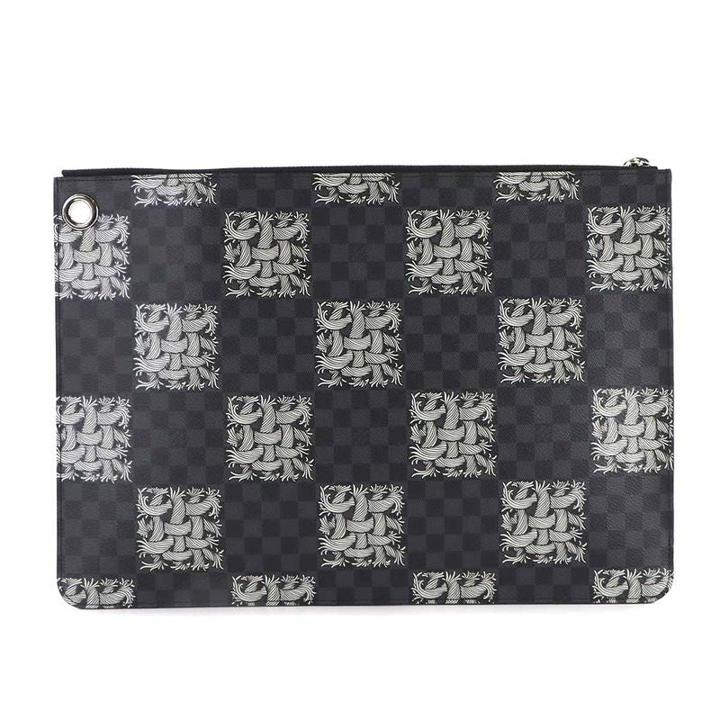 Louis Vuitton Damier Graphite Christopher Nemes Pochette Jour Clutch