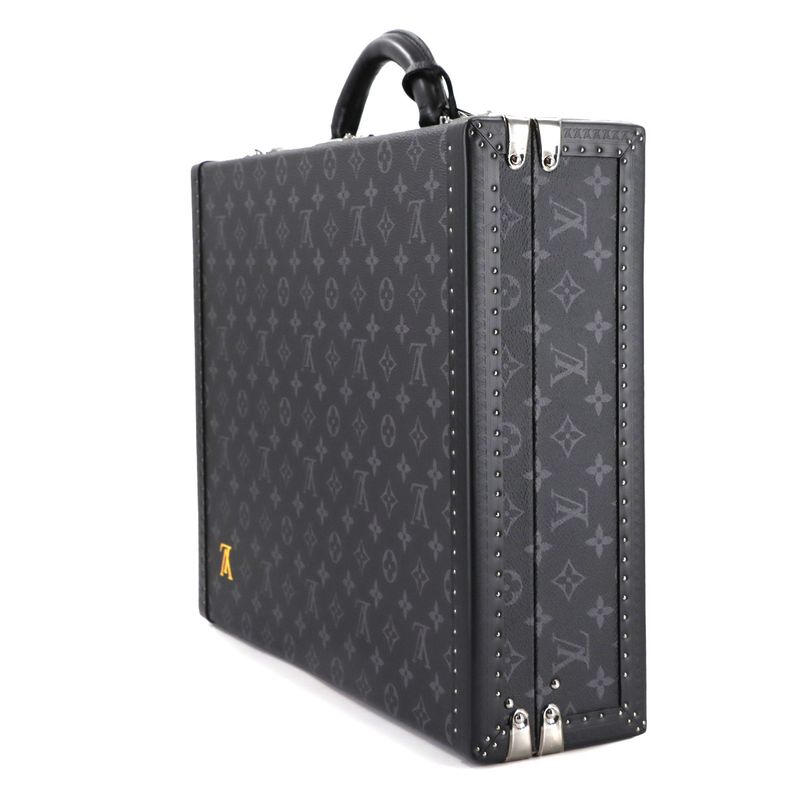 Louis Vuitton Monogram Eclipse President Clasol 45 Trunk Case