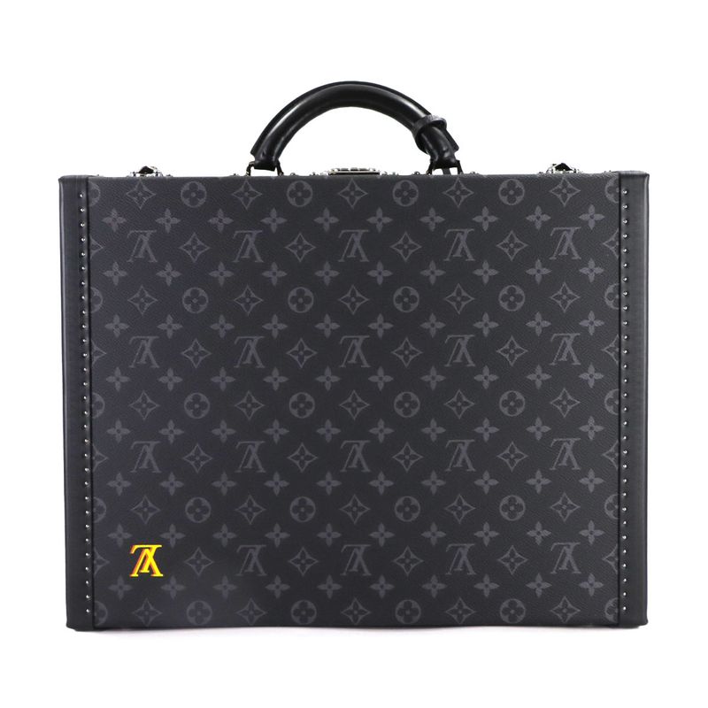 Louis Vuitton Monogram Eclipse President Clasol 45 Trunk Case