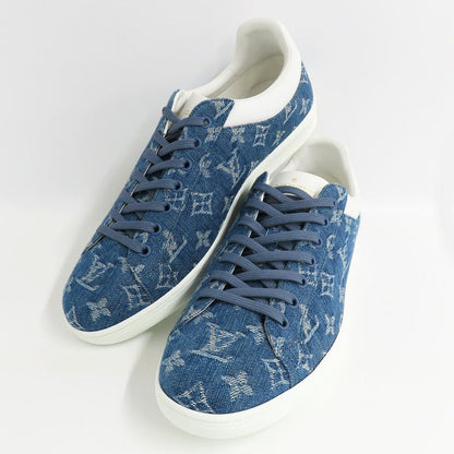 Louis Vuitton Luxembourg Line Sneakers Monogram Denim 8 Blue White