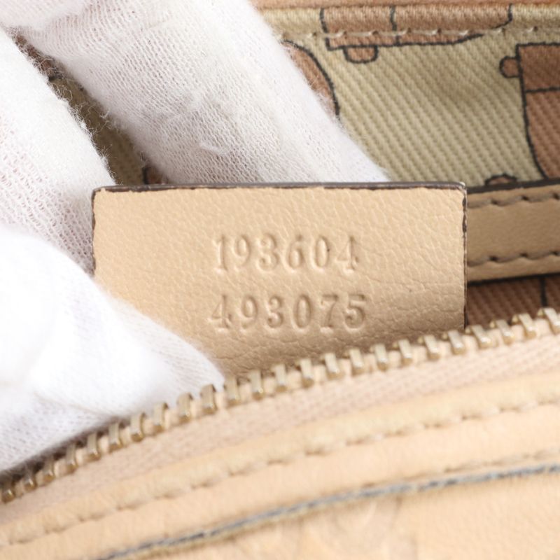 Guccissima Mini Boston Leather Handbag Tote