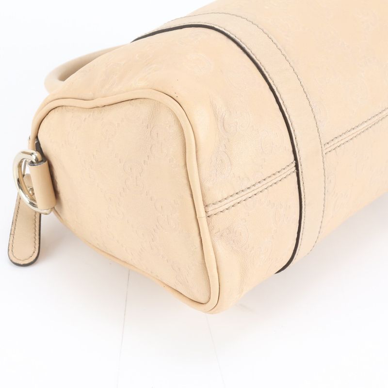 Guccissima Mini Boston Leather Handbag Tote