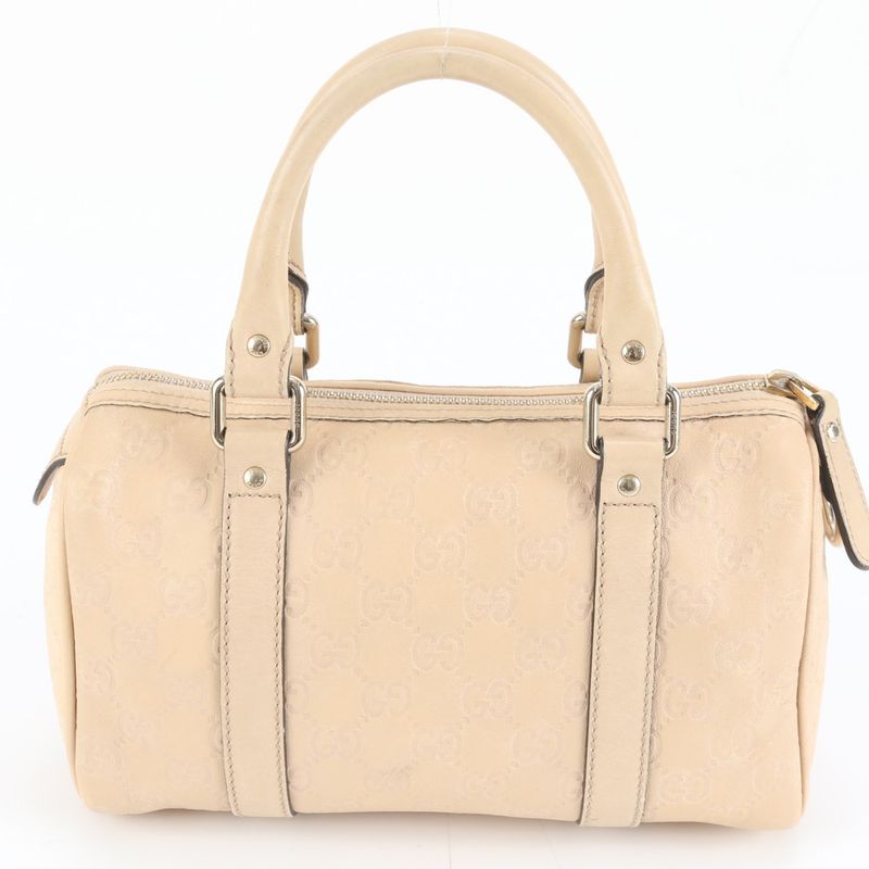 Guccissima Mini Boston Leather Handbag Tote