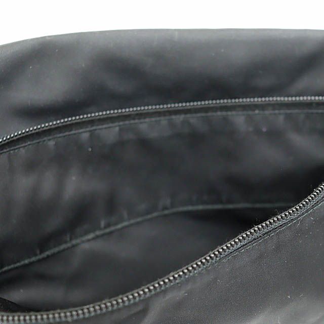Prada Triangle Logo Nylon Messenger Shoulder Bag Black Aa