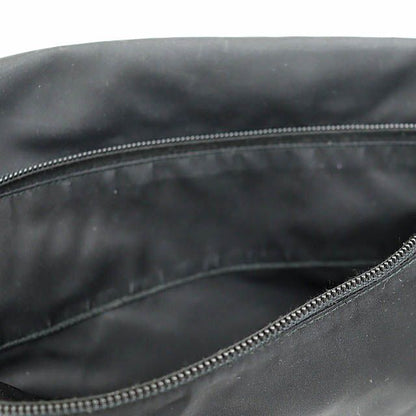 Prada Triangle Logo Nylon Messenger Shoulder Bag Black Aa