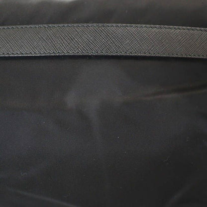 Prada Triangle Logo Nylon Messenger Shoulder Bag Black Aa