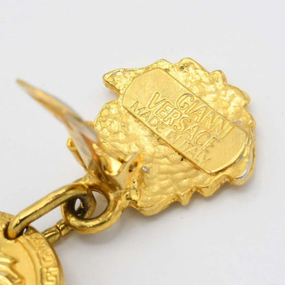 Versace Gianni Earrings Medusa Gold Plated