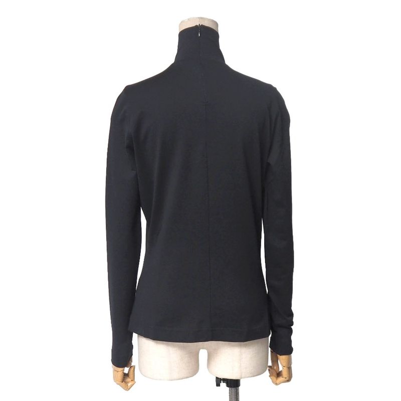 Gucci Vintage M Jersey High Neck Long Sleeve Hat Black