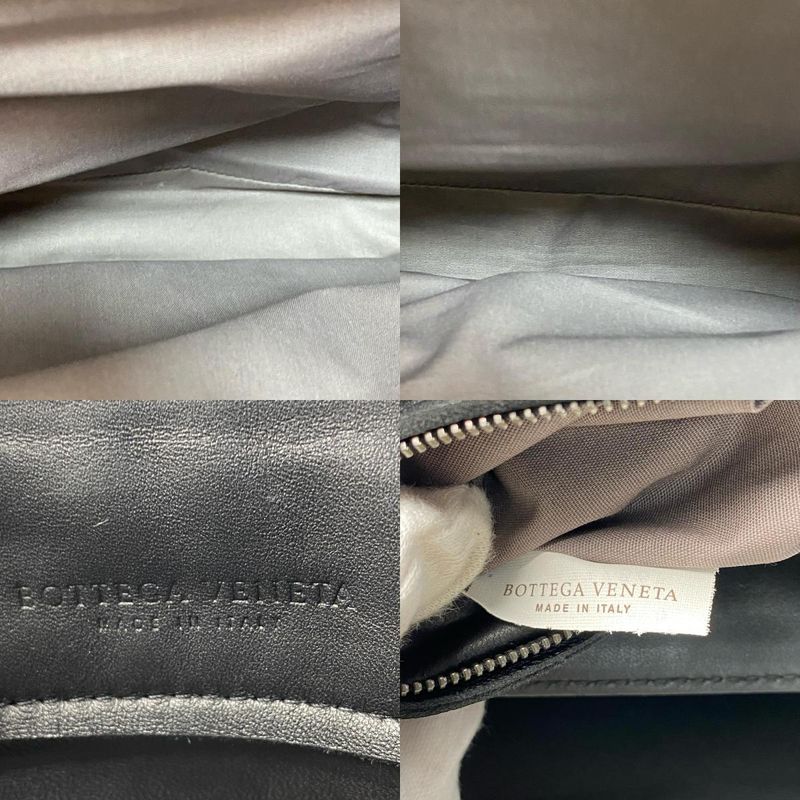 Bottega Veneta Business Briefcase Leather Black