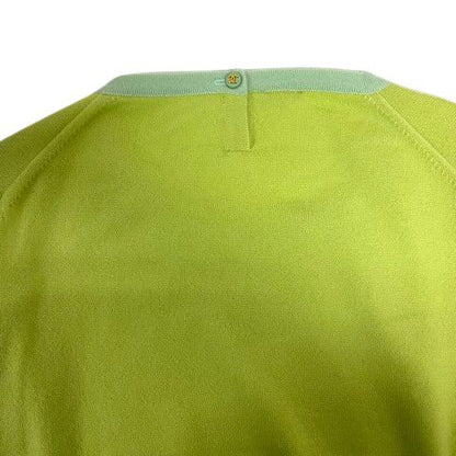 Chanel Knit Sweater Crew Neck Cashmere Short Sleeve 44