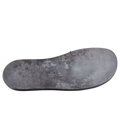 Hermes Sandals Izmir Logo Leather Shoes