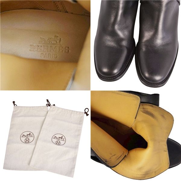 Hermes Boots Short Leather Shoes