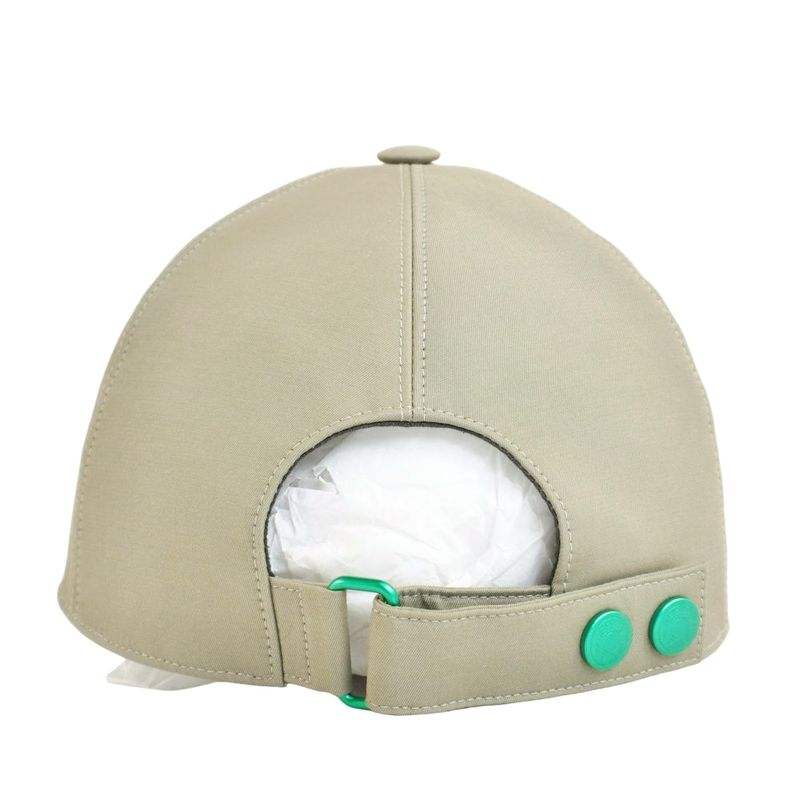 Hermes Hat Riley Cap Logo Button