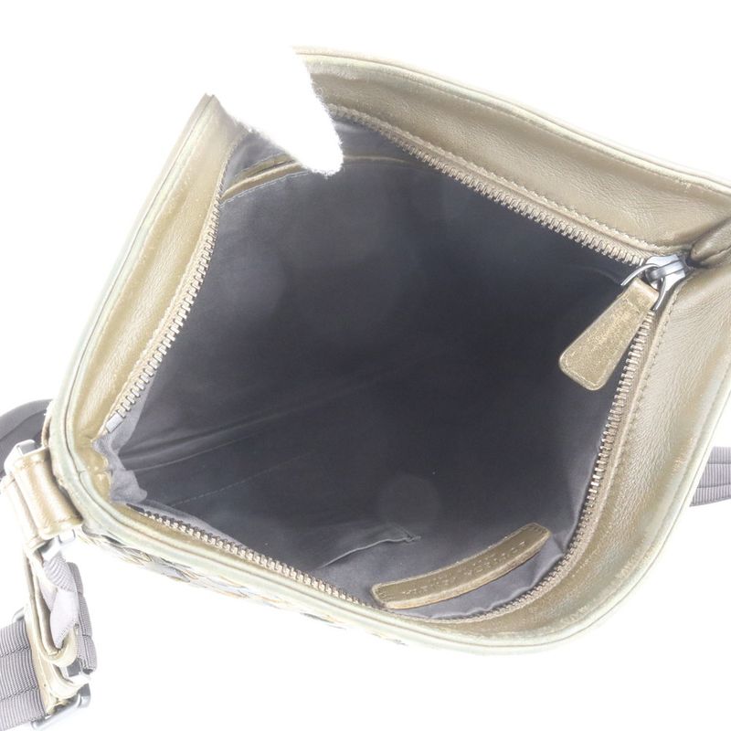 Bottega Veneta Intrecciato Leather Shoulder Bag Crossbody Messenger Business