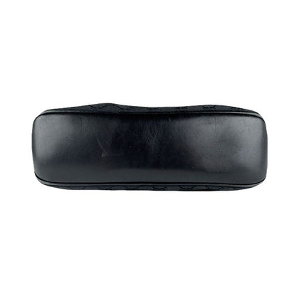 Gucci Shoulder Bag Leather Canvas